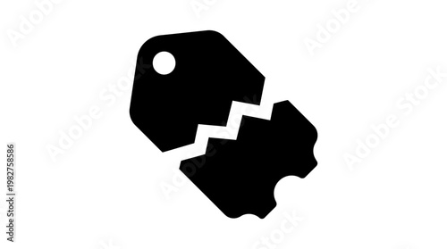 Dark Skull Icon Vector Illustration for Halloween, Gothic or Haunted Theme