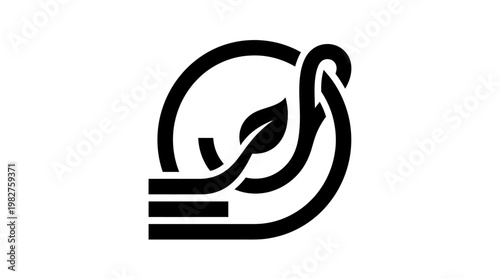 Eco-Friendly Leaf Icon Vector for Sustainability and Environmental Awareness