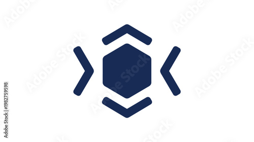 Vector Icon of Bug or Insect for Technology or Security Concepts