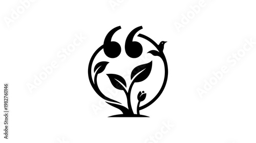Eco-Friendly Nature Icon Vector for Sustainability and Environment Awareness