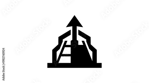 Icon of a Modern Elevator Button Panel for Building Access and Lift Control