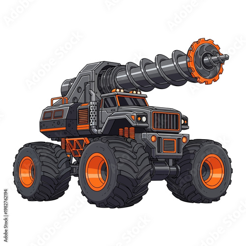 Large toy monster truck vehicle.