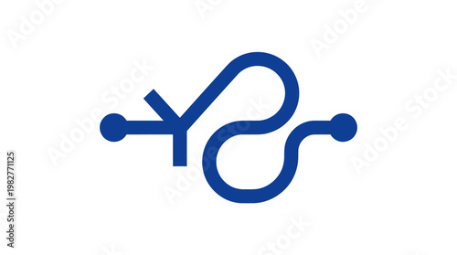 Vector Icon of Molecular Structure for Scientific and Educational Uses