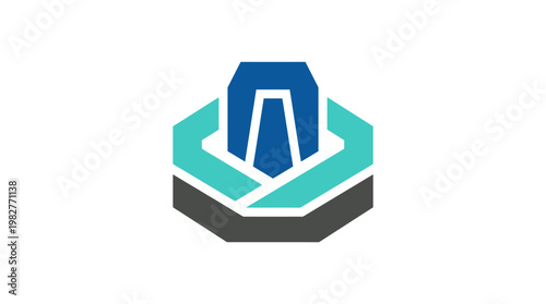 Icon of a Wrench and Gear Symbol for Maintenance and Repair in Flat Vector Style