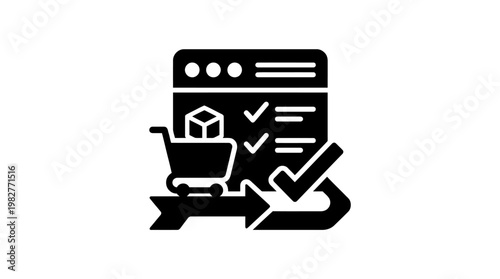 Icon of Digital Verification and Workflow Approval in Modern Business Applications