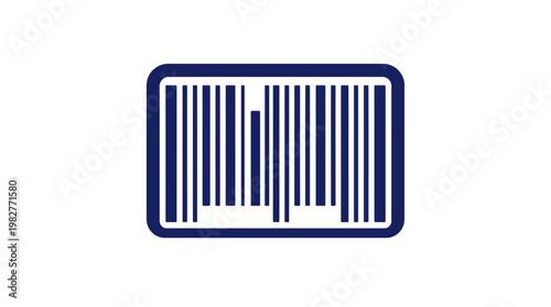 Vector Icon of Barcode Scanner for Retail and Inventory Management