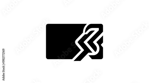 Vector Icon of Broken Screen on Smartphone for Technology and Cybersecurity Concepts