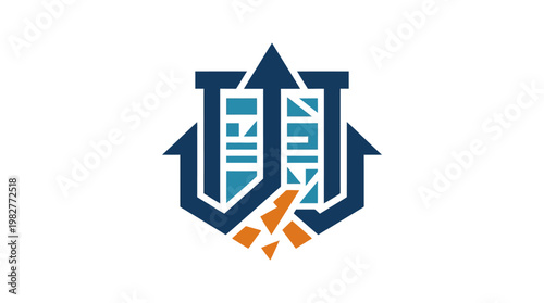 Icon of Financial Growth and Investment Concept in Modern Vector Style