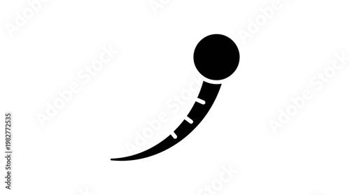Vector Icon of a Semicolon Symbol for Programming and Coding Illustration