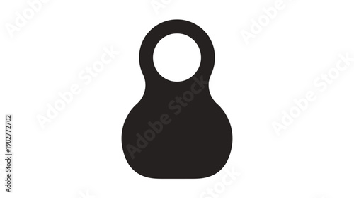 Vector Icon of Dumbbell for Fitness and Workout Applications