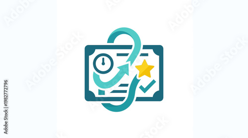 Icon of Customer Feedback and Review Analysis in Modern Style