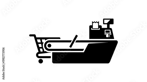 Vector Icon of Hospital Bed and Medical Equipment for Healthcare and Medical Technology