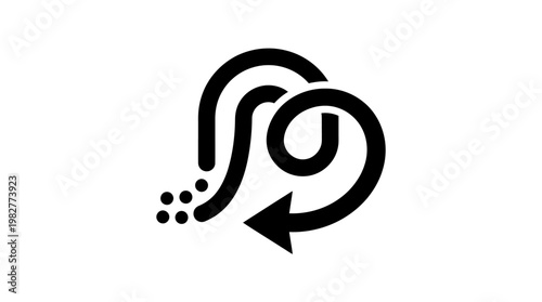 Icon Illustrating Ear, Hearing, Sound Waves, Medical Icon