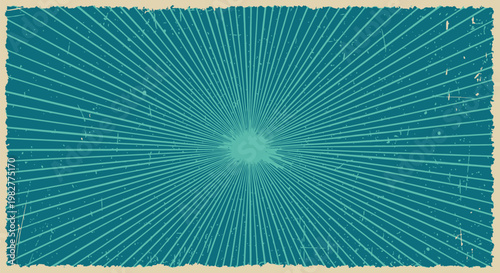 Teal, abstract, sunburst, background, vector, radiant lines, decorative, texture, blue