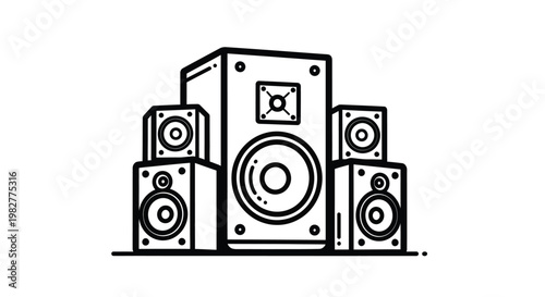 Sound system, speaker set, audio equipment, music speakers, stereo speakers