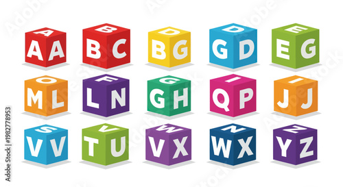 Colorful Alphabet Blocks: Learning ABCs and Early Education