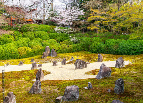 Fototapeta 京都、東福寺の光明院波心庭