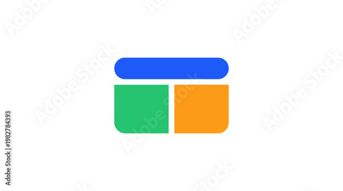 Icon of a Modern Cloud Computing Network Illustration for Technology and Connectivity