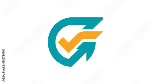 Vector Icon of a Checkmark Inside a Shield for Security and Protection Concepts