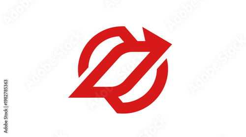 Vector Icon of Recycling Symbol for Sustainability and Environment Conservation