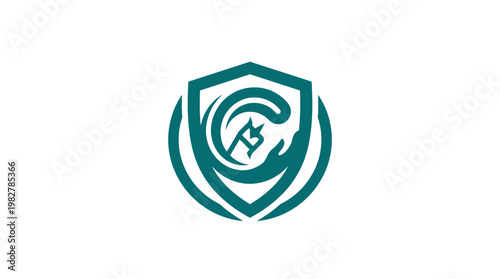Vector Icon of Shield with Checkmark for Security and Protection in Modern Style