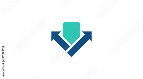 Vector Icon of a Courageous Business Leader Boosting Confidence and Empowerment