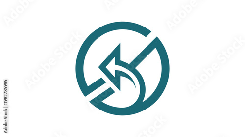 Vector Icon of a Recycling Arrow Sign for Environmental Sustainability and Eco-Friendly Initiatives