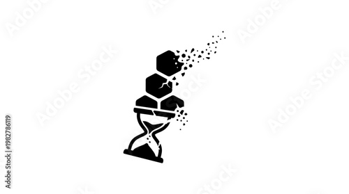 Icon of a Spray Paint Can Dispersing Paint in a Dynamic Art Style