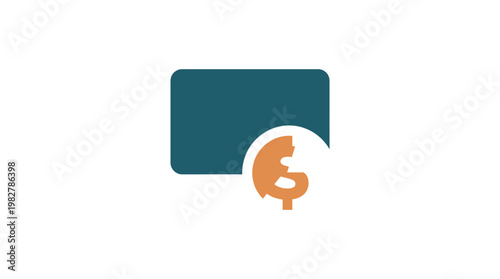 Icon of Financial Savings and Investment Concept in Flat Style
