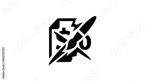 Vector Icon of Medical Document with Pen and Cross for Healthcare and Hospital Symbols
