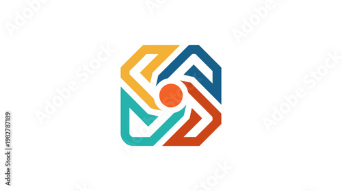 Vector Icon of Abstract Geometric Logo Design for Branding and Business Free Download Vector Icon of Abstract Geometric Logo Design for Branding and Business - GFXLoad