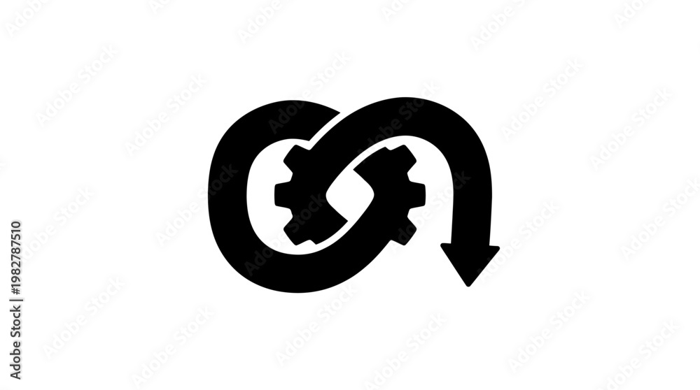 Fototapeta premium Icon of Chain Link Connection Vector Icon for Digital Security and Network Links