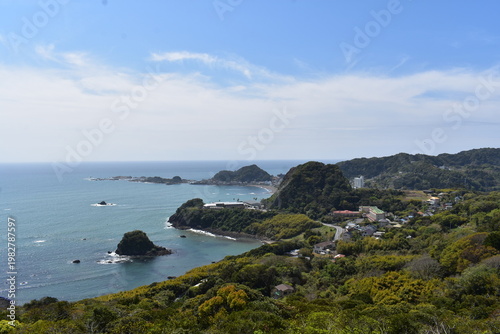 魚見塚展望台 誓いの丘の風景