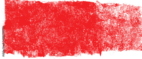 Glitch distorted grunge layer . Noise destroyed texture . Trendy defect error shapes . Overlay grunge texture . Distressed effect .Vector shapes with a halftone dots screen print texture.