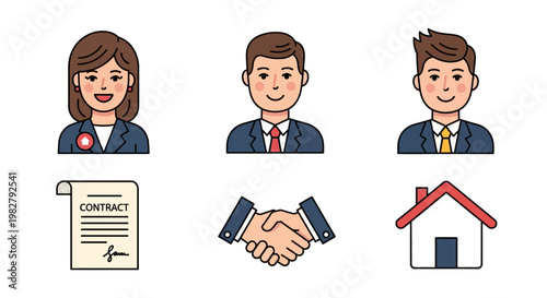Business people shaking hands agreement.