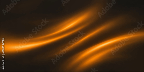 Abstract space background with glowing orange and yellow light waves, fiery energy motion, and dark textured cosmic design
