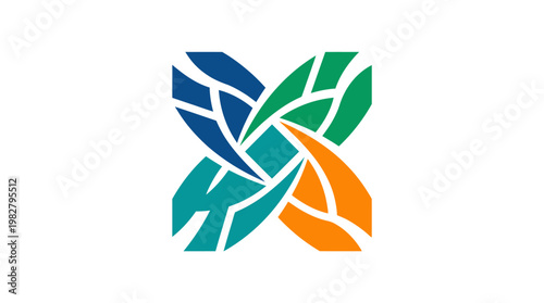 Icon of a Stylish Butterfly Logo Emblem for Nature Conservation and Eco-Friendly Branding