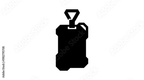 Icon of Hand Grenade Vector Icon for Security and Military Concepts