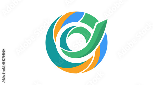 Vector Icon of a Green Checkmark Inside a Circular Background for Validation and Approval