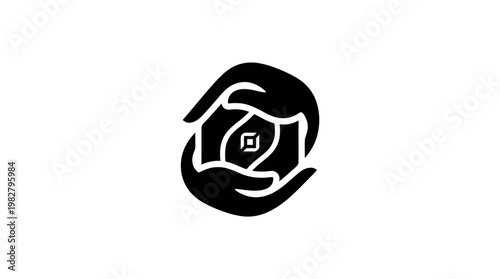 Icon of Recycling Symbol Vector Icon for Sustainability and Eco-Friendly Concepts