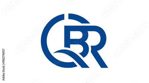 Icon of a Bitcoin Blockchain Digital Currency Cryptocurrency Illustration