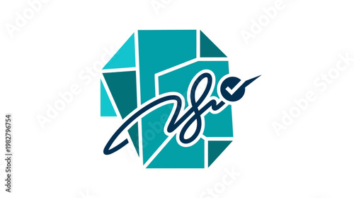 Icon of a Checkmark Inside a Circle for Verification or Approval, Modern Vector Icon