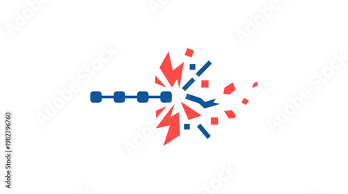 Vector Icon of Firecracker Exploding in Dynamic Celebration Style for Festivals