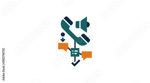 Vector Icon of Satellite Dish with Communication Signals for Technology and Communication Concepts