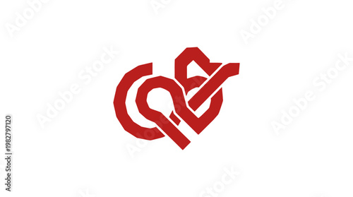 Icon of a Heart with Checkmark for Health and Wellness Verification, Vector Style