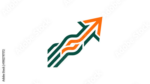 Free Download Vector Icon of Upward Trending Arrow for Growth and Success in Business - GFXLoad