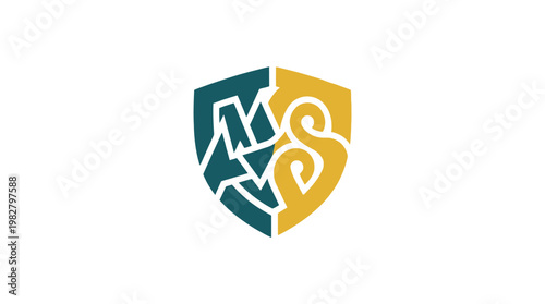 Icon of Sacrifice and Valor Shield Emblem in Flat Design for Justice and Courage Themes
