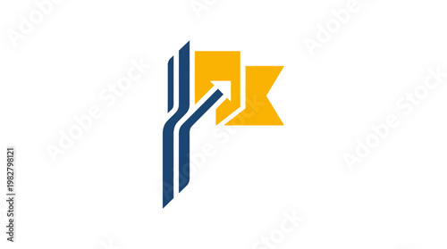 Icon of Abstract Fountain Pen Writing Tool in Modern Vector Style
