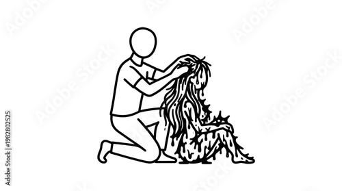 Person Helping Someone In Distress