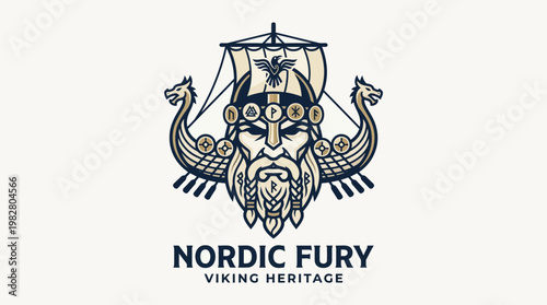 Nordic Fury Viking Heritage Logo
